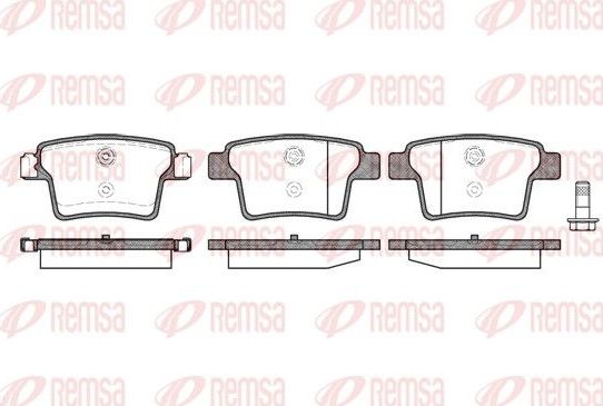 Тормозные колодки Remsa. Артикул 1149.10