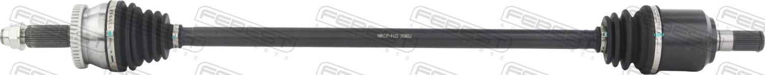 Полуось (привод в сборе, приводной вал) Febest. Артикул 2214-JF24RH