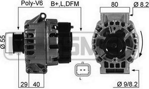 Генератор Era OEM для Renault Symbol ll 2008-2014. Артикул 210523