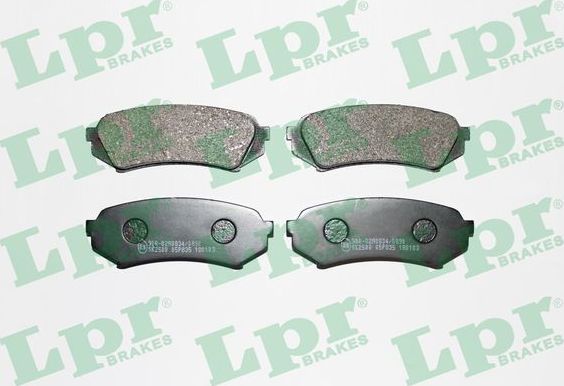 Тормозные колодки LPR. Артикул 05P835