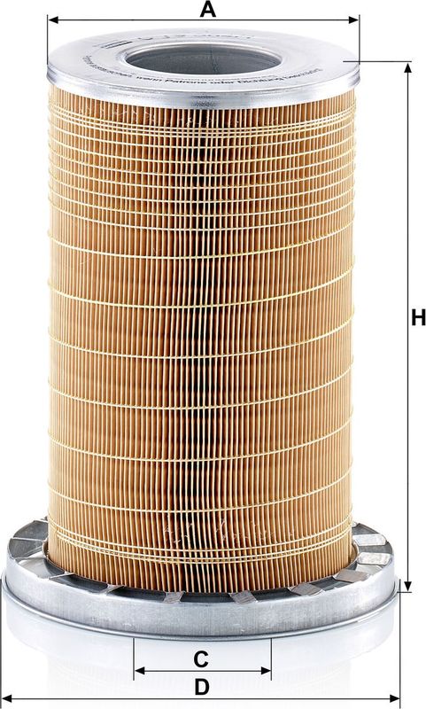 Воздушный фильтр Mann-Filter для John Deere 6000 1992-1997. Артикул C 19 384/1