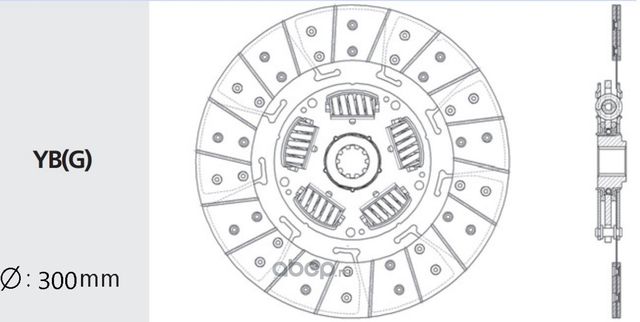 ДИСК СЦЕПЛЕНИЯ (Valeo). Артикул HD68