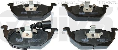 Тормозные колодки Vika (Semi-Metallic) передние для Audi S3 I (8L) 1999-2003. Артикул 66980010301