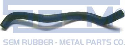 Патрубок системы охлаждения (радиатора) Sem Lastik. Артикул 10560
