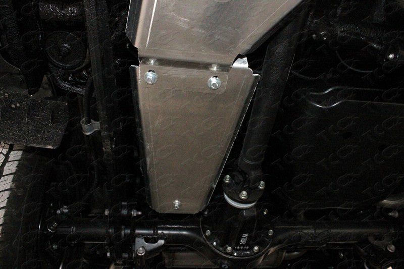 Защита алюминиевая ТСС (4 мм) для адсорбера Suzuki Jimny IV 2018-2026. Артикул ZKTCC00413