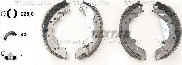 Тормозные колодки Textar задние для Peugeot 405 1992-1995. Артикул 91030400