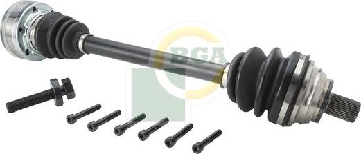 Полуось (привод в сборе, приводной вал) BGA передняя левая для Volkswagen Jetta V 2005-2010. Артикул DS0103L