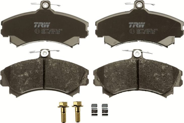 Тормозные колодки TRW COTEC. Артикул GDB1198