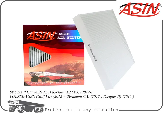 Фильтр салонный (Asin). Артикул ASINFC2723