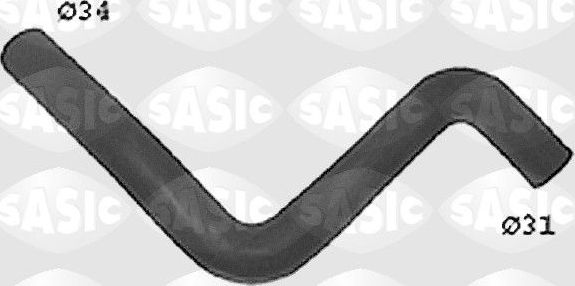 Патрубок радиатора (системы охлаждения) Sasic. Артикул SWH4281