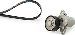 Приводной ремень поликлиновой с роликами (комплект) Gates Micro-V® Kit для Audi TT III (8S) 2014-2026. Артикул K066PK1130