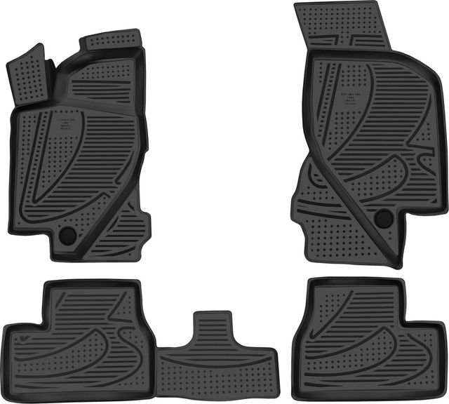 Коврики Element 3D для салона Lada Kalina I 2004-2013. Артикул F400250E1