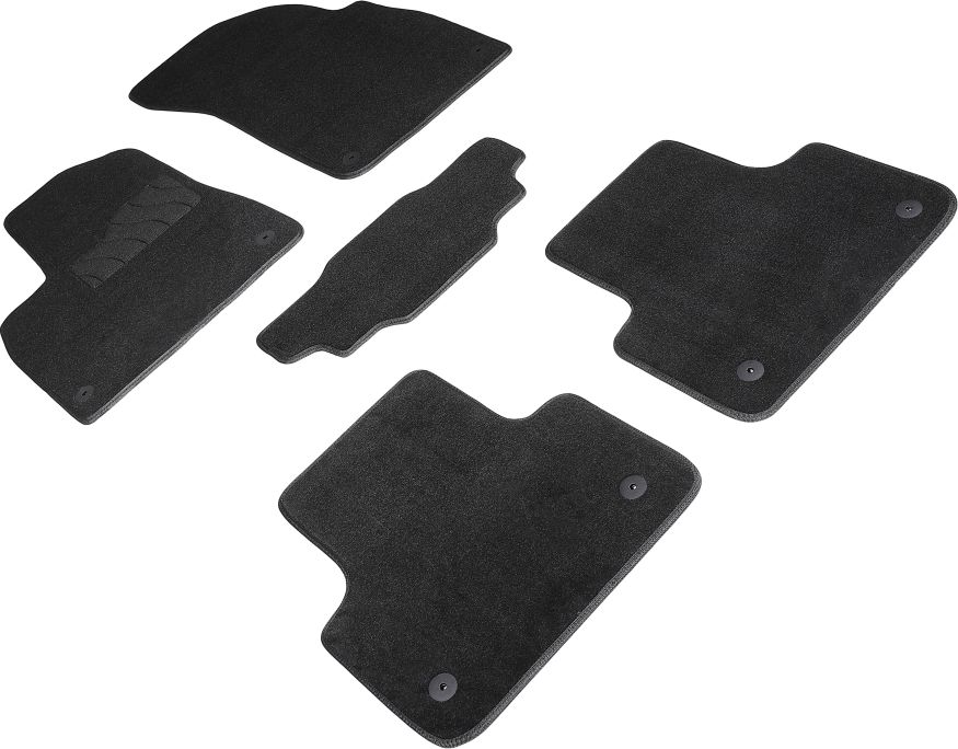 Коврики текстильные Seintex на нескользящей основе для салона Audi Q7 II 2015-2026. Артикул 88485