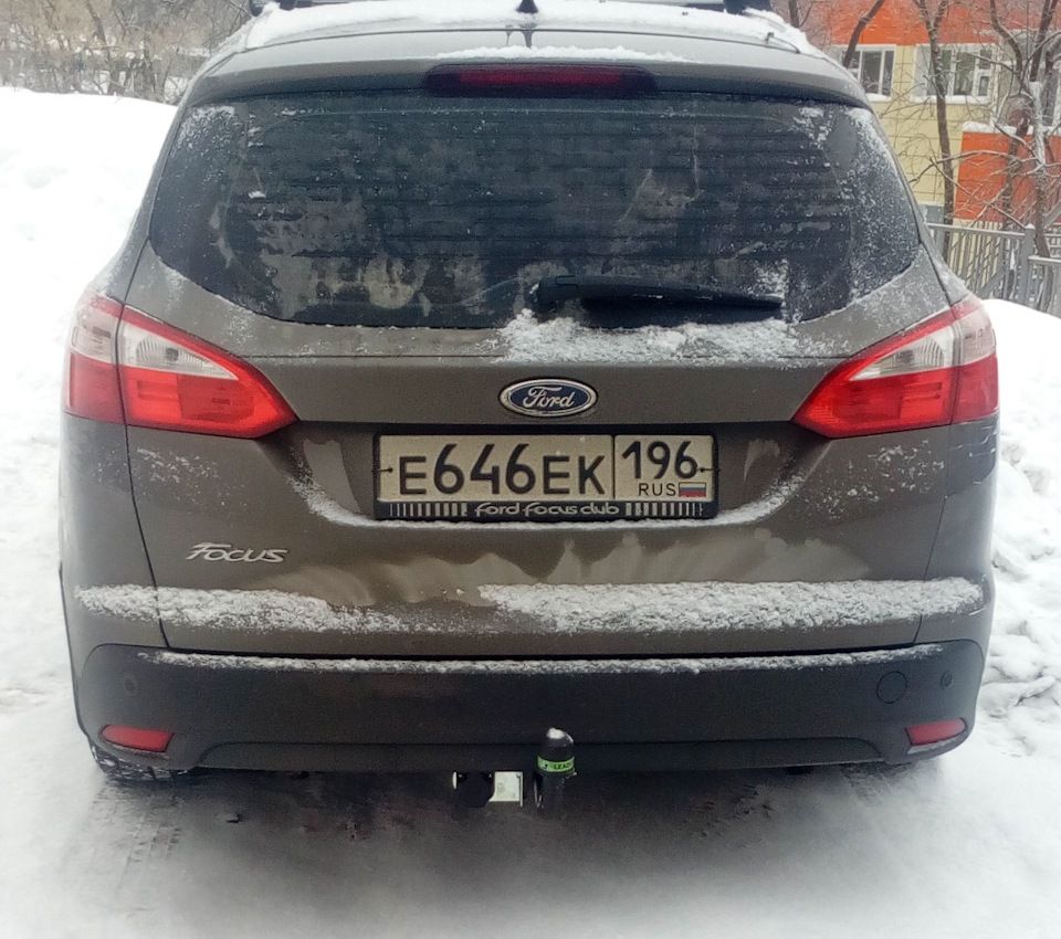 Фаркоп Лидер-Плюс для Ford Focus lll универсал 2011-2019. Артикул F119-A