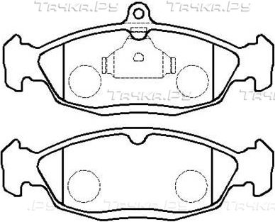 Тормозные колодки HSB. Артикул HP5046