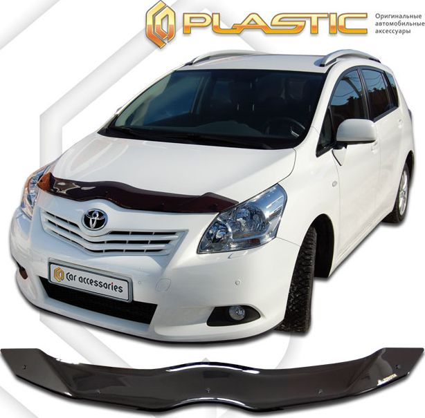 Дефлектор СА Пластик для капота (Classic черный) Toyota Verso 2009-2012. Артикул 2010010107246