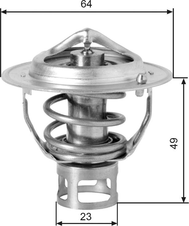 Термостат Gates для Nissan Terrano I 1987-1995. Артикул TH04077