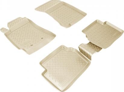 Коврики Норпласт для салона Subaru Forester II 2002-2007 Бежевые. Артикул NPL-Po-84-07Beige