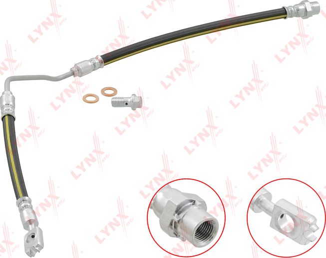 Тормозной шланг LYNXauto. Артикул BL-3114