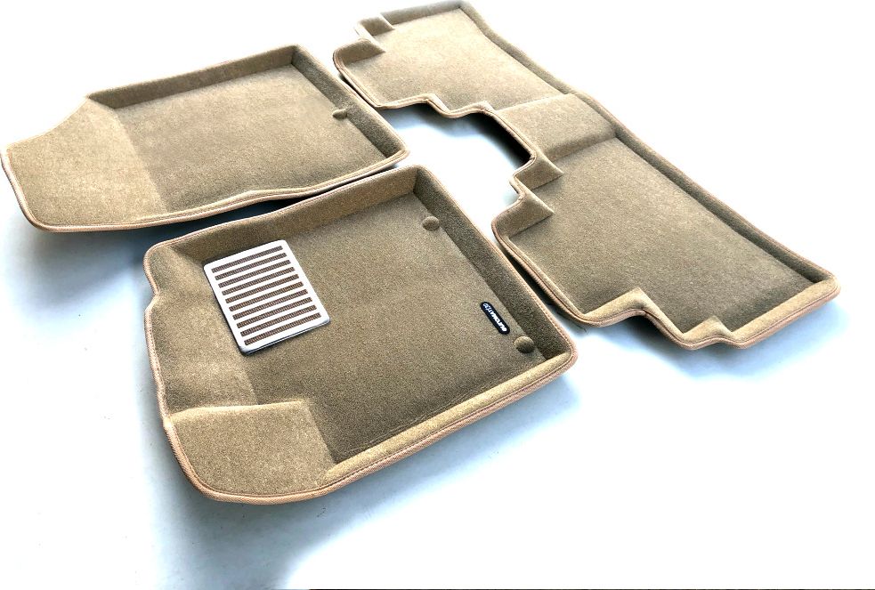 Коврики текстильные Euromat 3D Lux для салона Nissan Murano Z52 2016-2026 БЕЖЕВЫЕ. Артикул EM3D-003729T