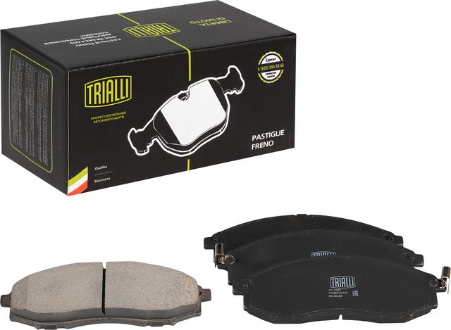 Тормозные колодки Trialli (Low-Metallic). Артикул PF 1405