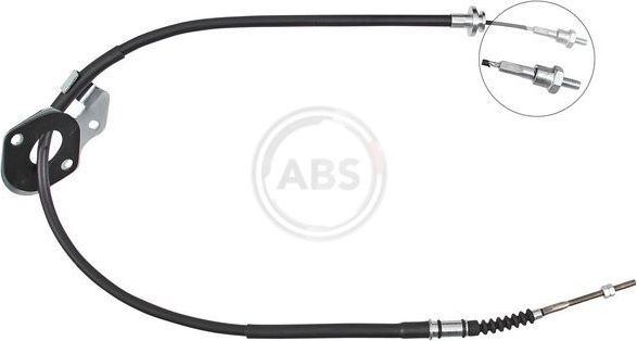 Трос ручника (тросик ручного тормоза) ABS. Артикул K13846