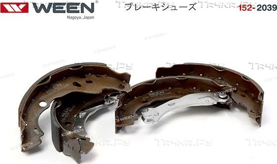 Тормозные колодки WEEN задние для Peugeot 1007 2005-2009. Артикул 152-2039