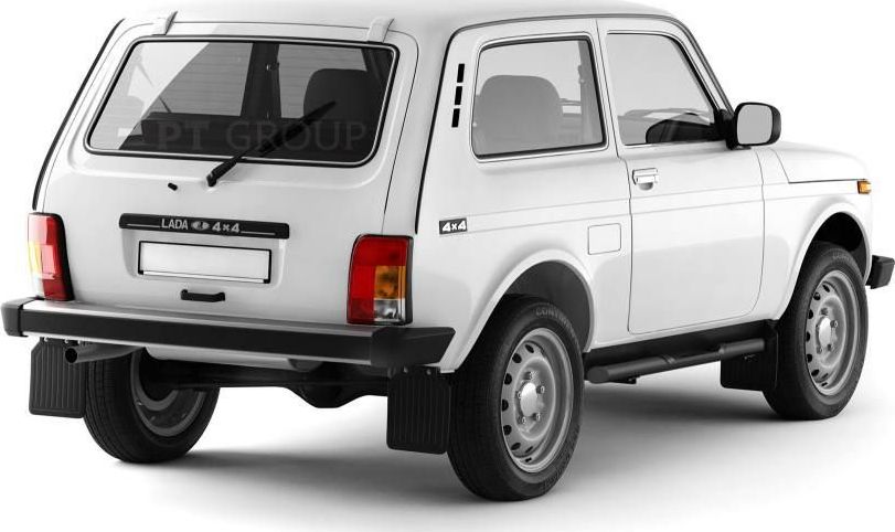 Защита PT Group порогов с накладками d=63 мм ШАГРЕНЬ (ППК) ВАЗ Lada 4х4 2121 1995-2020. Артикул LNI330304