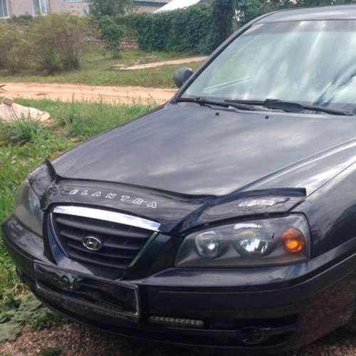 Дефлектор Vip-Tuning для капота Hyundai Elantra III 2003-2010. Артикул HYD03