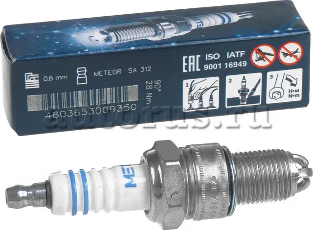 Свеча зажигания blue line (W7DTC)(BOSCH 0241235756) никель-иттрий (Meteor) Meteor. Артикул sa312