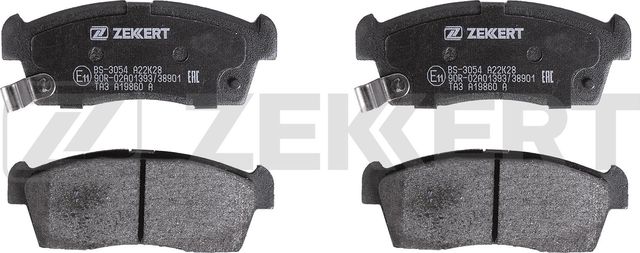 Тормозные колодки Zekkert передние для Citroen C-ZERO 2010-2012. Артикул BS-3054