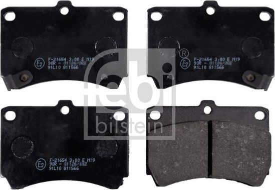 Тормозные колодки Febi Bilstein. Артикул 16195
