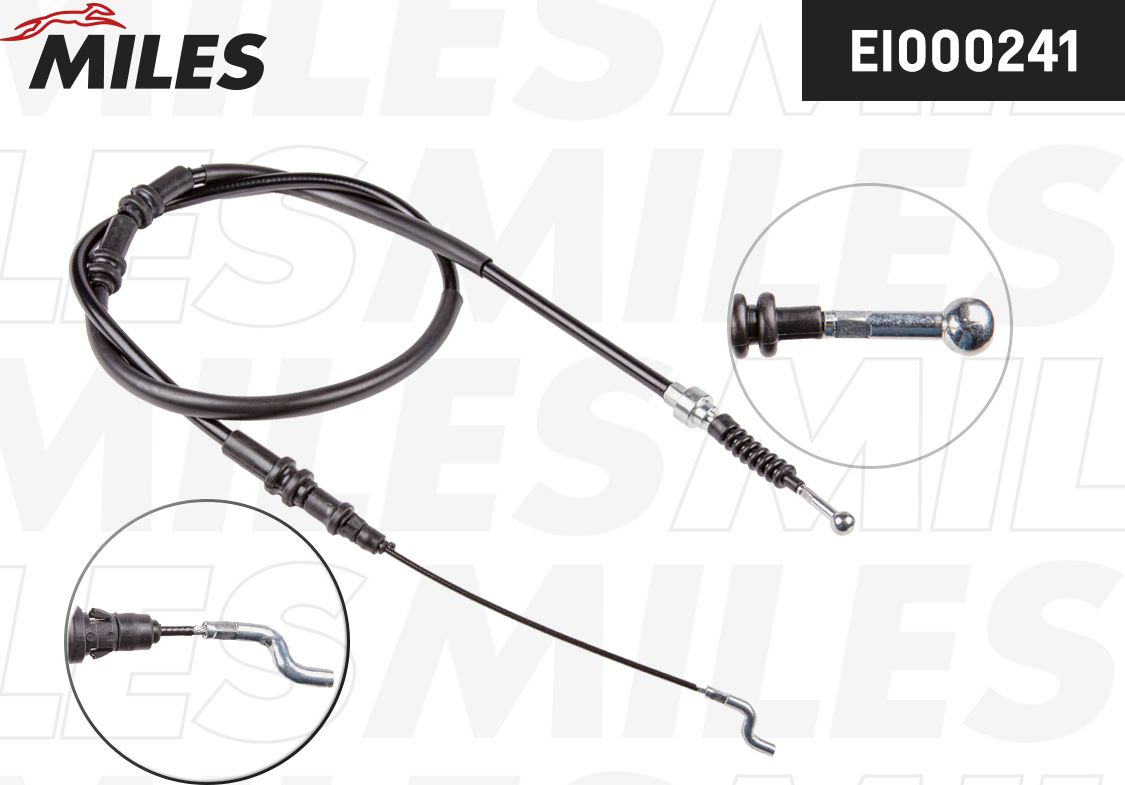 Трос ручника (тросик ручного тормоза) Miles. Артикул EI000241