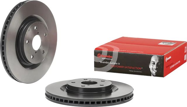Тормозной диск Brembo PRIME LINE - UV Coated передний для Subaru Forester V 2018-2026. Артикул 09.E520.11