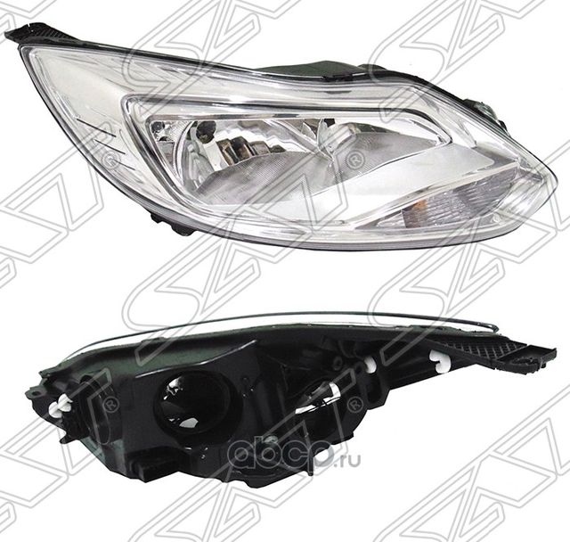 Фара FORD FOCUS III 11-15 хром (SAT). Артикул ST43111A4RMLDEM1