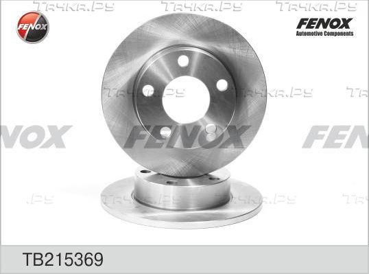 Тормозной диск Fenox задний для Audi 100 III (C3) 1982-1990. Артикул TB215369