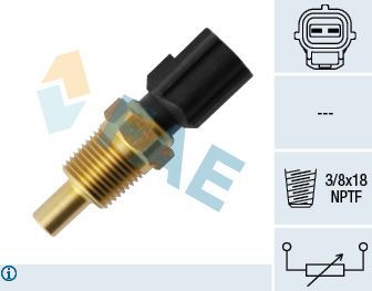 Датчик температуры охлаждающей жидкости FAE для Jeep Grand Cherokee II (WJ) 1999-2005. Артикул 33755