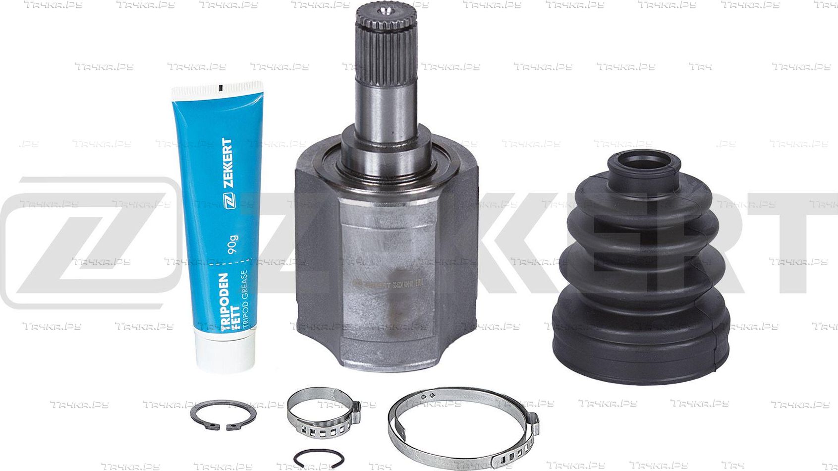 Шрус внутренний (граната) Zekkert передний для Honda Accord VI 1998-2003. Артикул GS-5334