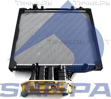 Радиатор охлаждения двигателя Sampa для MAN TGA 2000-2026. Артикул 023.036