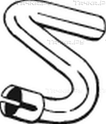 Глушитель (задняя часть) Bosal (Бельгия). Артикул 386-003