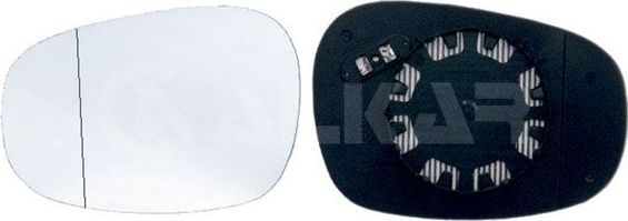 Зеркальное стекло бокового зеркала Alkar левое для BMW 1 I (E81/E82/E87/E88) 2010-2012. Артикул 6431861