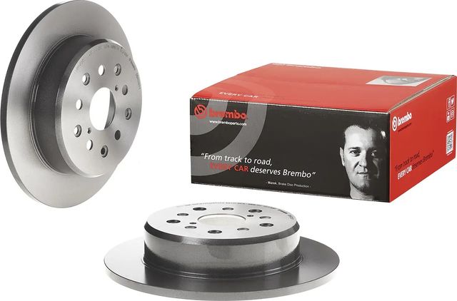 Тормозной диск Brembo UV Coated задний для Lexus SC II 2001-2010. Артикул 08.A038.11