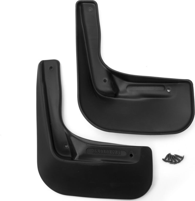 Брызговики Frosch (в пакете) задняя пара для Nissan Almera G15 2012-2026. Артикул NLF.36.40.E10