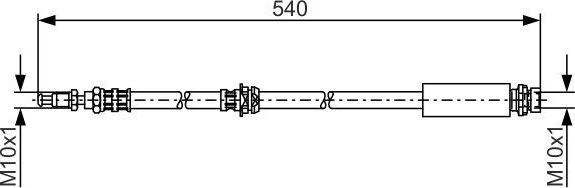 Тормозной шланг Bosch. Артикул 1 987 476 057