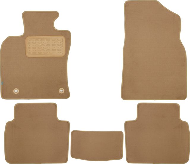 Коврики Klever Premium для салона Toyota Camry 70 (V70, XV70) 2017-2026 Бежевые. Артикул KLEVER044810022112kh