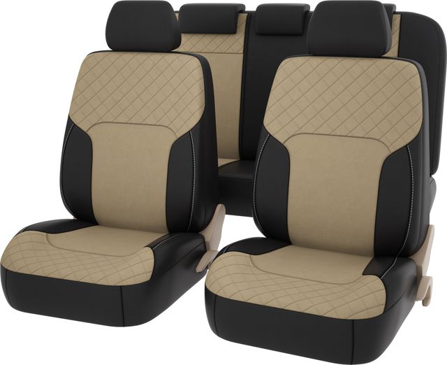 Чехлы универсальные PSV Altara Next на сидения, цвет Терморомб Черный/Бежевый. Артикул 132949