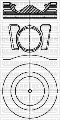 Поршневая група Yenmak. Артикул 31-04864-000