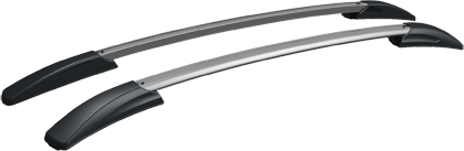 Рейлинги АПС (без паза) для Renault Arkana 2019-2026 СЕРЫЕ. Артикул 0241-БП-11