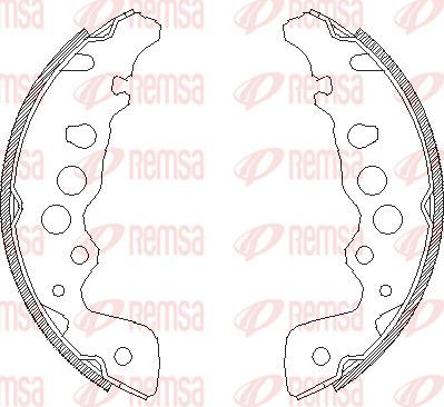 Тормозные колодки Remsa. Артикул 4049.00