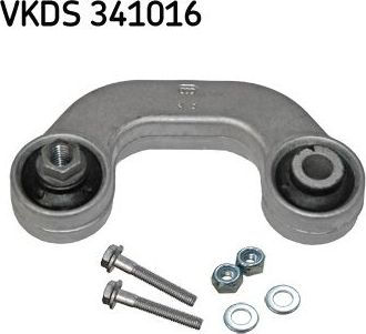Стойка (тяга) стабилизатора SKF передняя левая для Audi A4 II (B6) 2000-2004. Артикул VKDS 341016